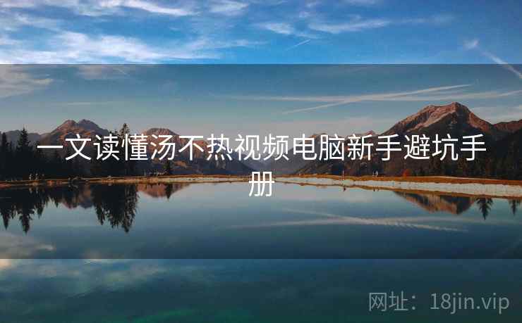 一文读懂汤不热视频电脑新手避坑手册