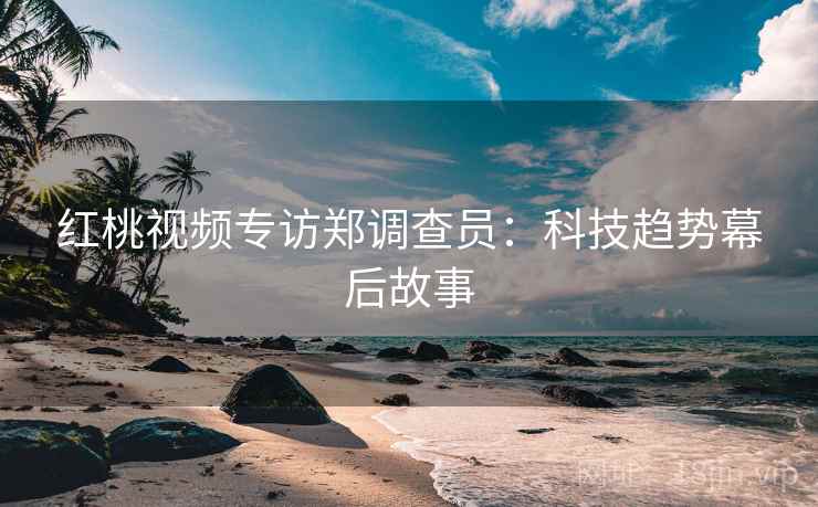 红桃视频专访郑调查员：科技趋势幕后故事