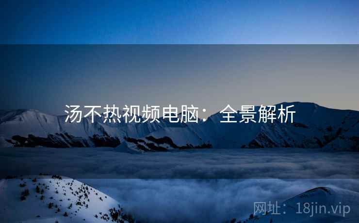 汤不热视频电脑:全景解析
